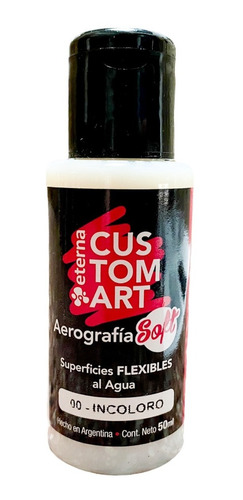 Pintura Aerografia Eterna Soft Superficies Flexibles 50ml X1