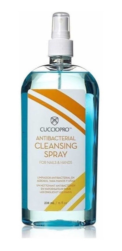 Sany Spray Cuccio 236ml Cleanser Higenizante Unhas