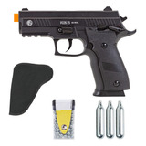 Pistola Co2 P226x-5 Full Metal +esferas + 3 Cilindros+coldre