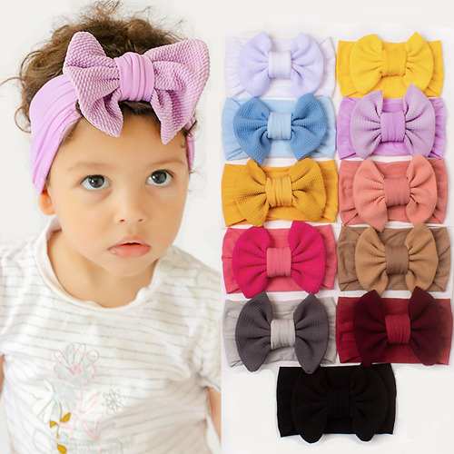 Diadema Tipo Turbante Para Bebas Y Niñas, 11 Piezas