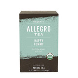 Allegro Té, Orgánica De La Panza Feliz Bolsas De Té, 20 Ct