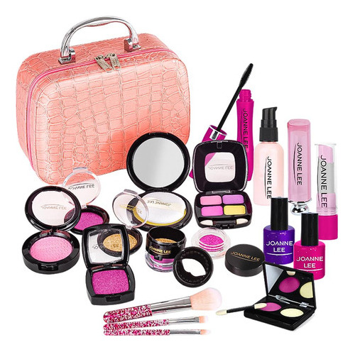 Brocha De Maquillaje Lavable Para Niños Cosmetics Toys Pink