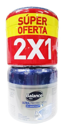 Desodorante Crema Balance Men Ultra Protection 100 Gr 2x1