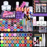 Cooserry Kit De Uñas Acrílicas 115 En 1, 48 Colores De Po.