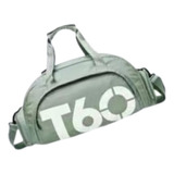 Bolsa Mala Mochila T60 Academia Bagagem Viagem Acambamento Dos Ferragens Metal Cor Verde-claro Cor Da Correia De Ombro Cor Da Bolsa Desenho Do Tecido Liso