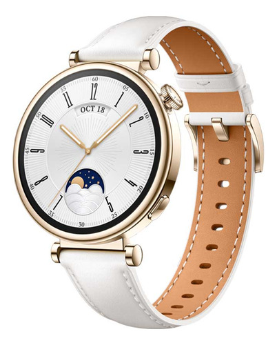 Huawei Watch Gt 4 Sport 1.32 Caja De 41mm Modelo Ara-b19 Color De La Caja Blanco Color De La Malla Blanco Color Del Bisel Negro Diseño De La Malla Milanese