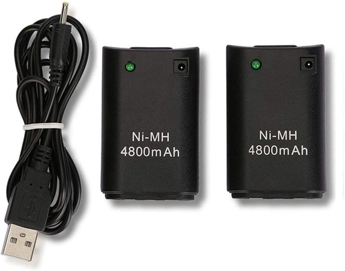 Baterias Recargables Ni-mh Cable Usb Para Xbox 360