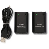 Baterias Recargables Ni-mh Cable Usb Para Xbox 360