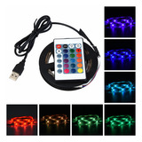 Luz Led Flexible 5050 Rgb Dc 5v Usb Tira Impermeable F [u]