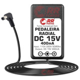 Fonte 15v Para Pedal Radial Tonebone Bassbone Equalizador