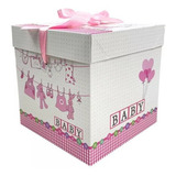 Caja De Regalo Sorpresa Desayuno Plegable 30cm Diseño Baby