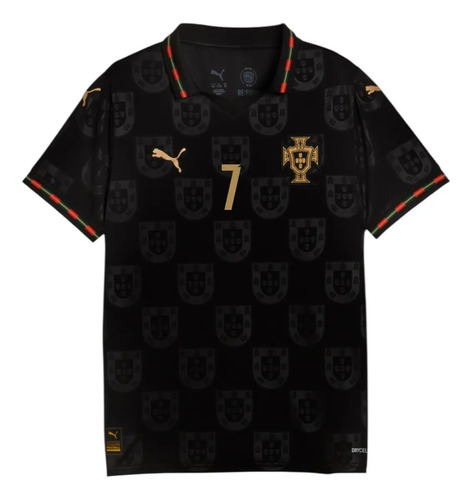 Jersey Portugal Negro Cristiano Ronaldo 7 Original 25\u002F26 | Meses sin interés