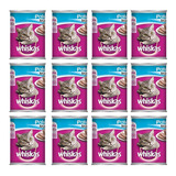 12 Latas Whiskas  Sabor Paté De Atún De 350g