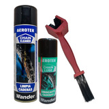 Kit Aceite Limpia Y Lubrica Cadena Wander + Cepillo Avant