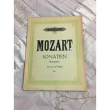 Mozart Sonaten Autor Klavier Und Violine Partituras