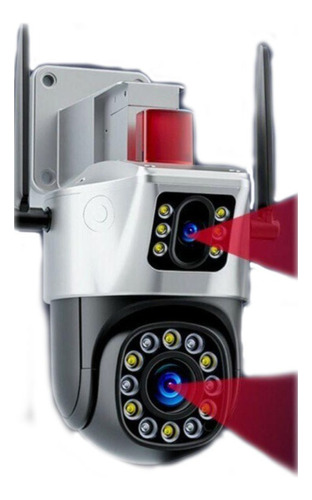 Câmera De Segurança Externa Lende Dupla 4k Colorida 