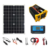 Kit De Panel Solar Inversores De Energía De 500 W, Inversor