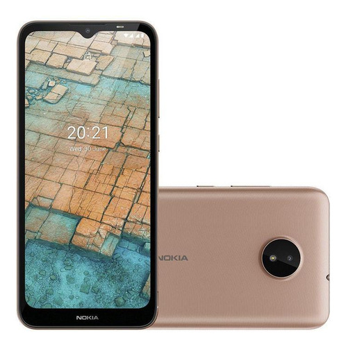 Smartphone Nokia C20 Dourado 32gb Dual Chip 4g (nk039)