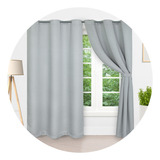 Cortinas Blackout Gris 2.20x2.70 Modernas