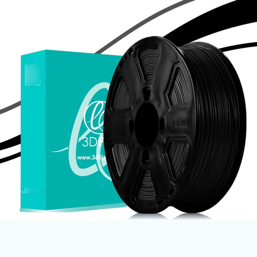 Filamento Pla Preto 1,75mm 1kg - 3dfila