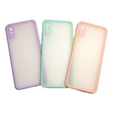 Carcasa Para Xiaomi Redmi 9a Borde Colores Proteccion Camara