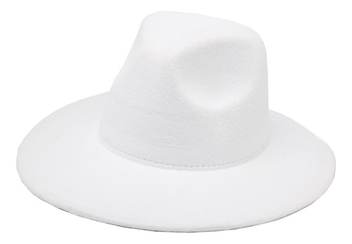 Sombrero Fieltro Paño Pharrel Mujer Hombre Tira (3 Colores)