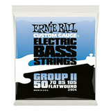 Ernie Ball Flatwound Cuerdas Para Bajo Eléctrico, Grupo Ii,