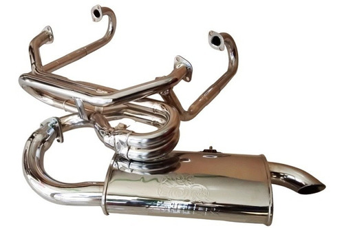 Kit Headers Cromados Con Fat Boy Vocho Full Injection Miller