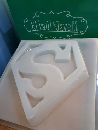 Molde Para Gelatina En Forma De Logo De Superman Grande