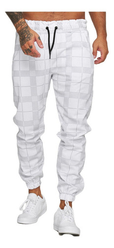 . Pantalones Joggers Casuales A Cuadros For Hombre .