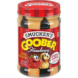 Smucker's Goober Peanut Butter Strawberry Mermelada 510g