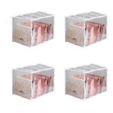 Colmeia Organizadora Gaveta Bolsa Premium 40x30x30 Kit 4 Cor Viés Branco