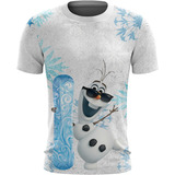 Camiseta Camisa Traje Fantasia Frozen Olaf Envio Rápido 04