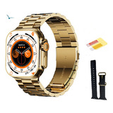 Relogio Smartwatch Js Ultra Series 9 2023 + Pulseira Extra Cor Da Caixa Ouro