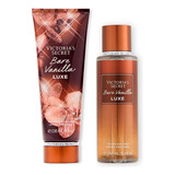  Victoria's Secret Set Crema Y Body Mist Bare Vanilla Luxe