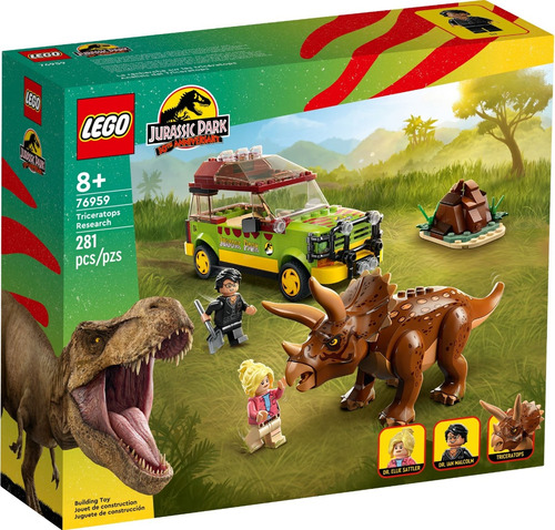 Lego Jurassic Park 76959 Pesquisa De Triceratops