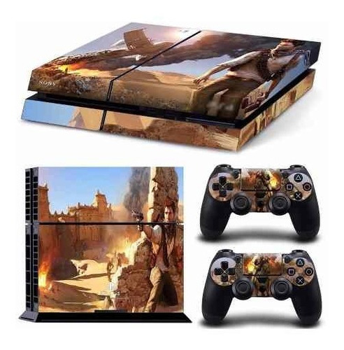 Adesivo Skin Ps4 - Uncharted - Console E Controles 0149