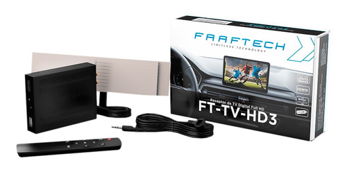 Receptor Tv Digital Full Hd C Entrada Usb Faaftech Ft-tv-hd3