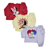 Kit 3 Conjunto Soft Infantil Inverno Sem Capuz Roupa Frio