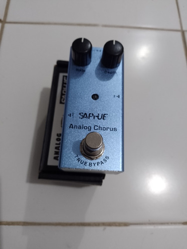 Pedal Saphue Analog Chorus Para Guitarra Violão 