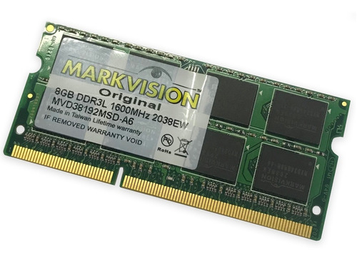 Memoria Ram Color Verde 8gb 1 Markvision Mvd38192msd-a6