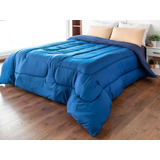 Acolchados Queen Size Lisos Reversibles Abrigados Cubrecamas