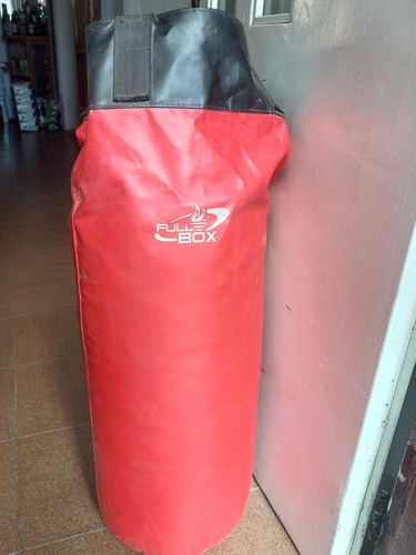 Bolsa De Boxeo De 90cm Full Box Con Relleno+guantes+soporte.