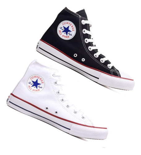 Queimão 2 Pares Bota Botinha All Star Converse Chuck Taylor 