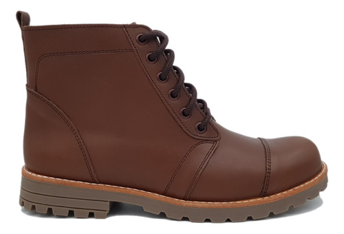 Borcegos Darmaz 1021 Botas Hombre De Cuero Vacuno Negro