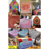 Pack De 10 Mantas Tapestry Decorativas 100% Algodón, Hindú