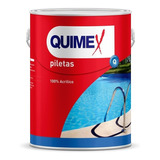Pintura Pileta Base Acrílica Azul 4 Litros Quimex Proteccion