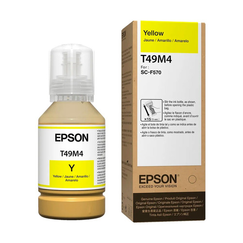 Botella De Tinta Epson ® 140 Ml Yellow T49m420