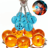 Set 7 Esferas Del Dragon Llaveros Dragon Ball 2.7cm Moda