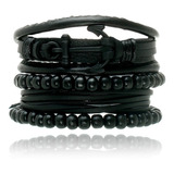 Pulseiras Masculinas Combo C/ 4 Pulseiras